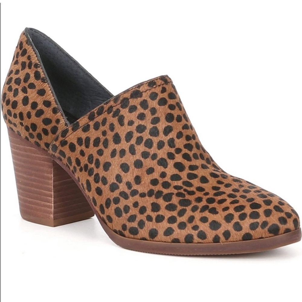 Drive In Animal Print Calf Hair Ankle Boots